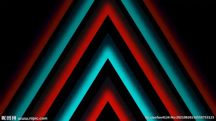 简洁高端强烈视觉背景绿红青质感图片