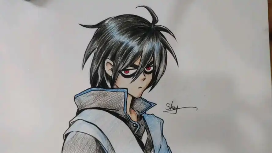 教你手绘国漫刺客五六柒.#手绘##绘画