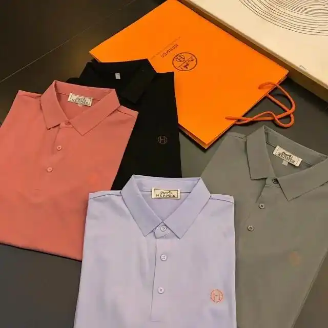 爱马仕男士高端时尚休闲polo衫