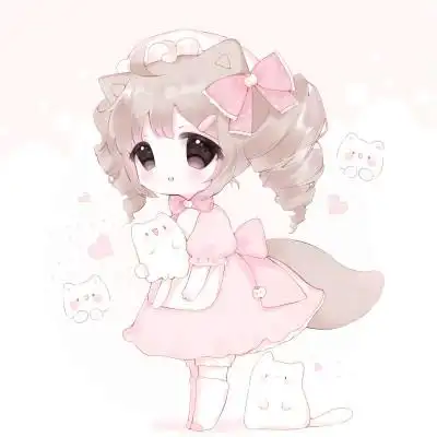 漫画小女孩图片可爱呆萌头像120张_女生动漫头像_头像屋