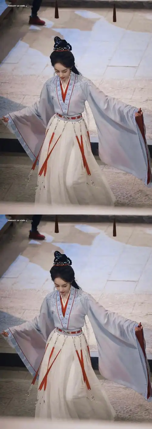 宋茜山河枕古装造型