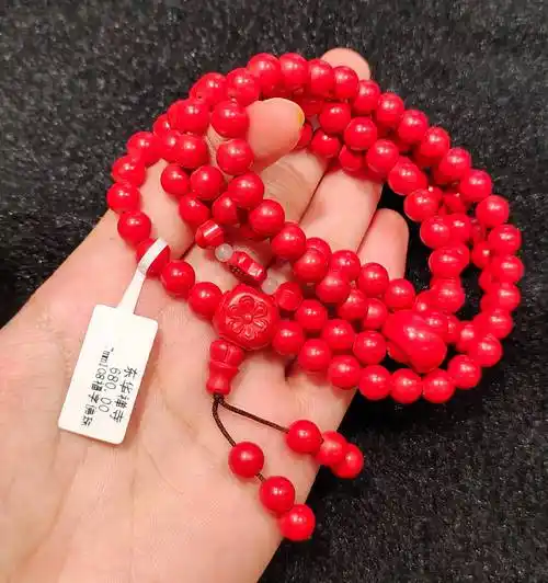 朱砂手串108颗