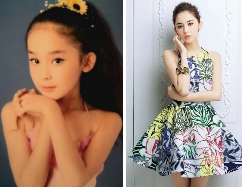 古力娜扎小时候也很漂亮!