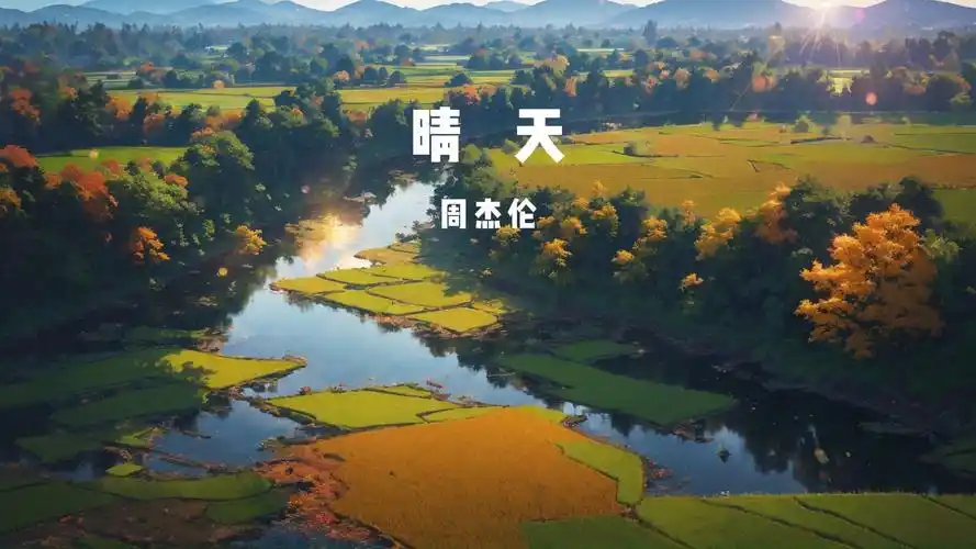 好看,治愈的壁纸配周杰伦的《晴天》