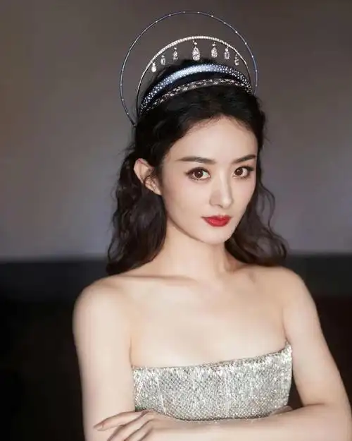 赵丽颖胎毛刘海