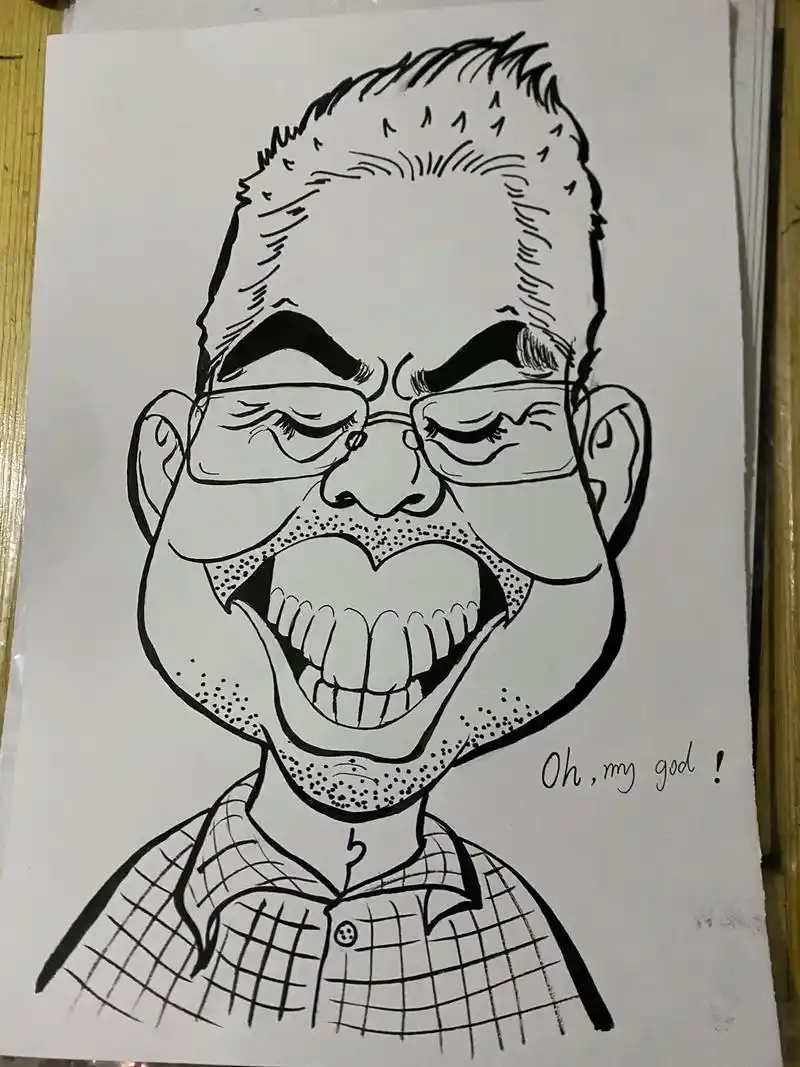 手绘动漫人物 漫画的夸张幽默让人捧腹大笑98 - 抖音