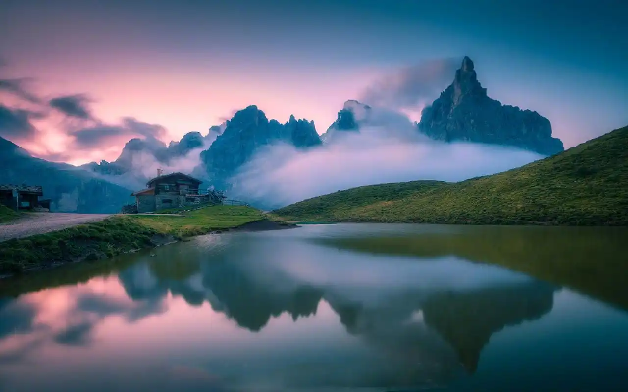 优美如画的山水自然风光图片桌面壁纸-风景壁纸-手机壁纸下载-美桌网