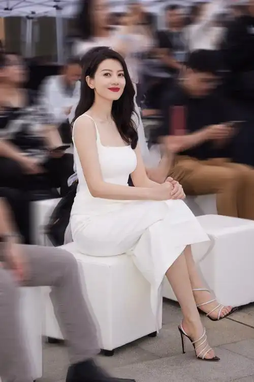 【高圆圆】90:银色水钻环绕式绑带高跟凉鞋