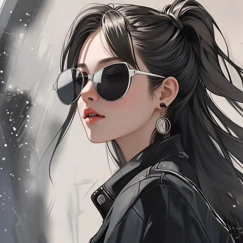 9815酷飒女生头像大赏 墨镜一戴,谁都不爱!