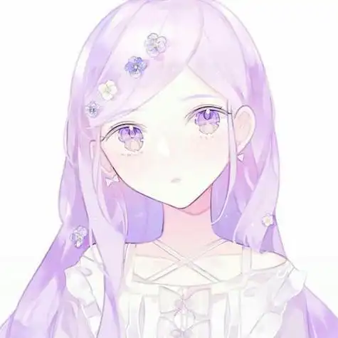 动漫头像女生优雅长发 动漫头像图片大全 -【爱个性】