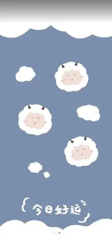 适合当微信qq的可爱小熊背景图