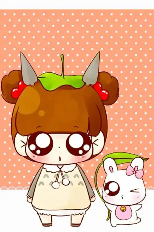 卡哇依萌小q卡通美图手机壁纸各类素材