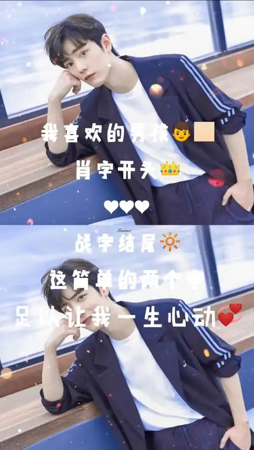 喜欢的人是肖战#我喜欢的男孩肖字开头,战字结尾,我这两个字就任乙