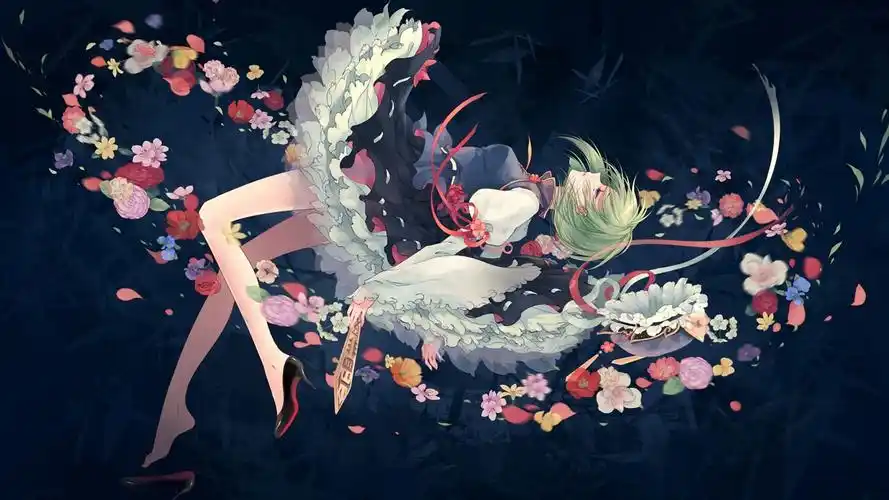 唯美意境二次元美女桌面壁纸