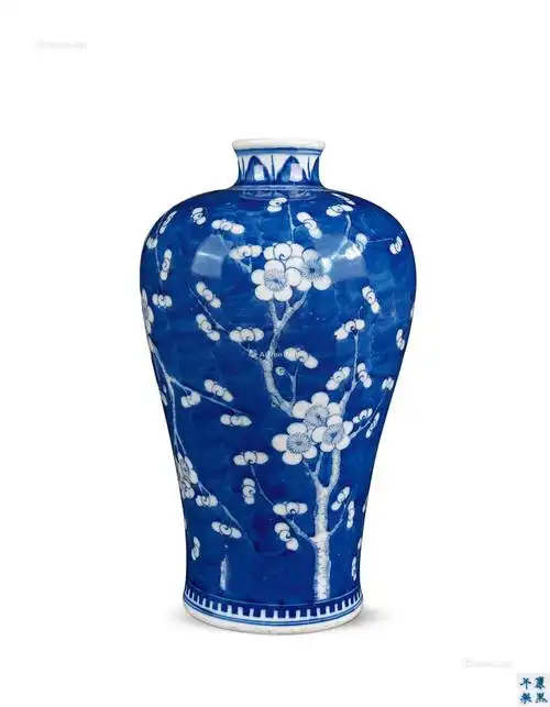 【清代 青花冰梅纹梅瓶】拍卖品_图片_价格_鉴赏_清代青花瓷器_雅昌