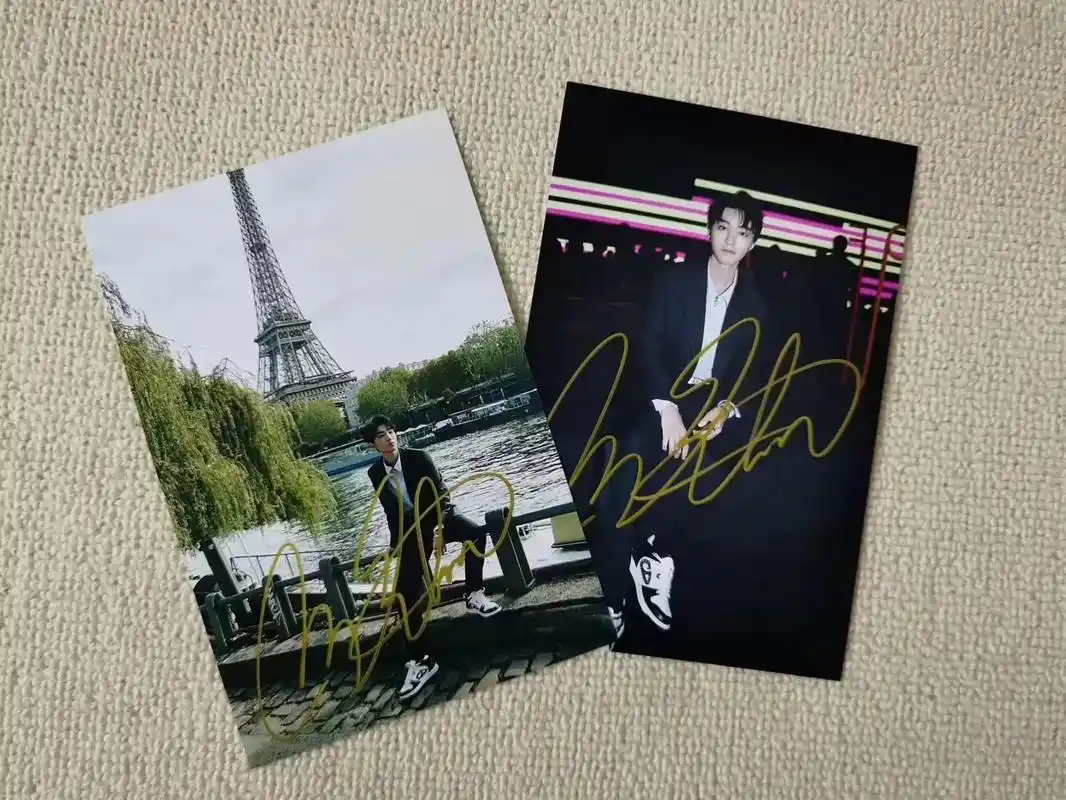 王俊凯签名照,要的dd