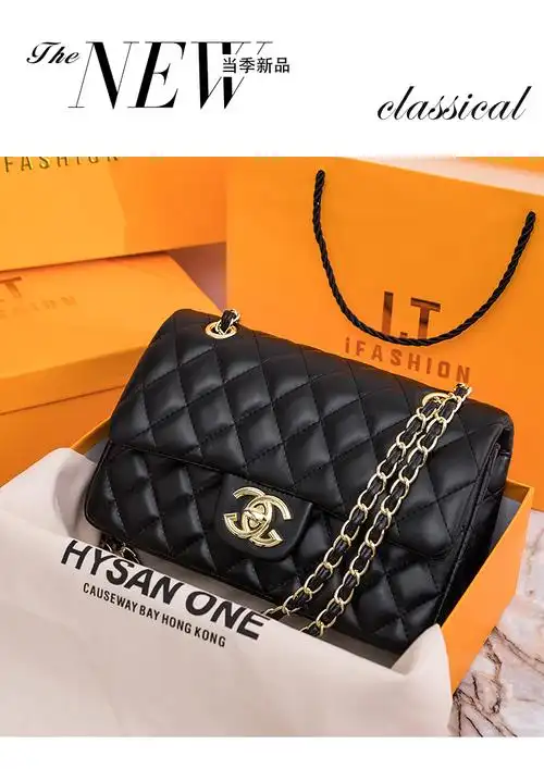 酷奇女包小香风真皮单肩斜挎包新款潮感经典时尚真皮单肩斜挎女包小香