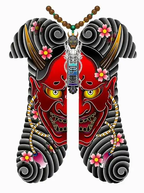 老传统纹身  #般若纹身  #开衫纹身  #纹身手稿  #纹身设计  #我的