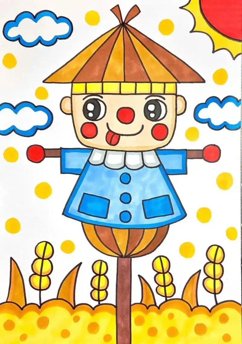 小学生彩色简笔画(二) 一起来学简笔画🎨 每节课的彩色绘画都不重复