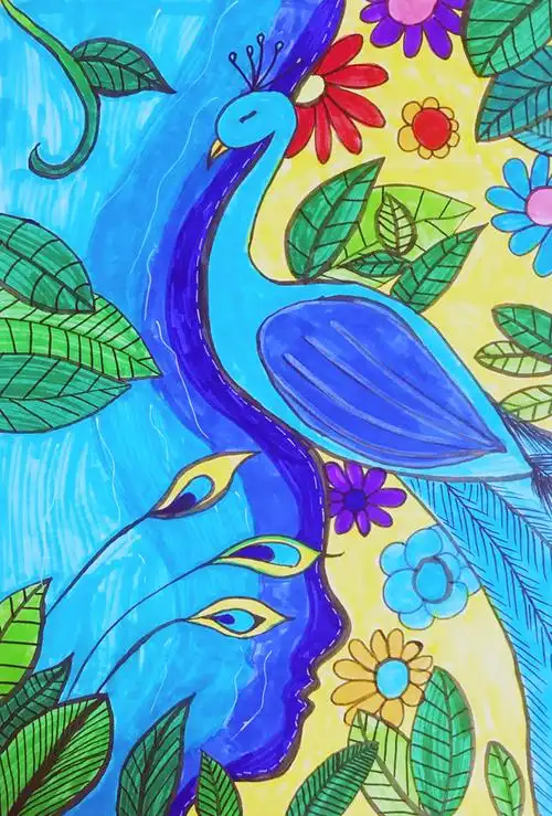 《保护生物多样性》主题大赛绘画作品选登(2)