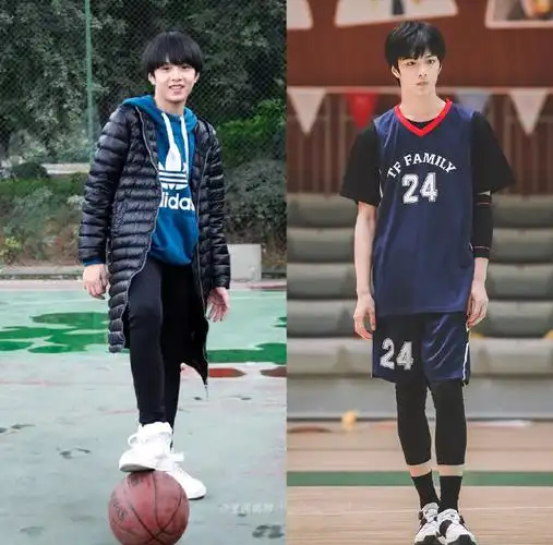 刘耀文腿长114厘米#15岁腿长114,身高超过180!