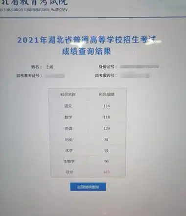 王威的高考成绩单.受访者供图