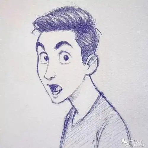 他画的速写表情吸引了25万粉丝夸张又丰富非常适合美术生练习