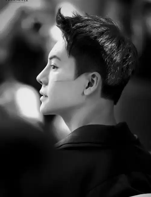 陈伟霆光影侧脸