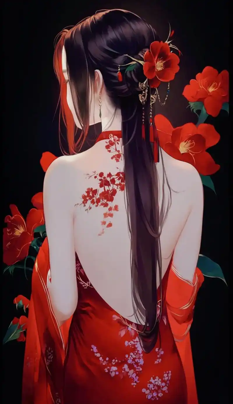 唯美的古风背影集.一袭轻纱,如梦似幻,倩影婉转.唯美的背影, - 抖音