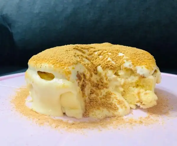 vera乐韫做的超好吃的豆乳爆浆蛋糕