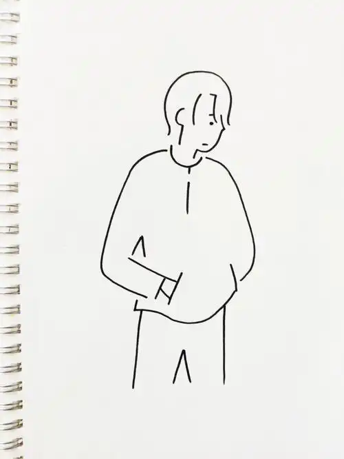 极简手绘插画含绘画步骤