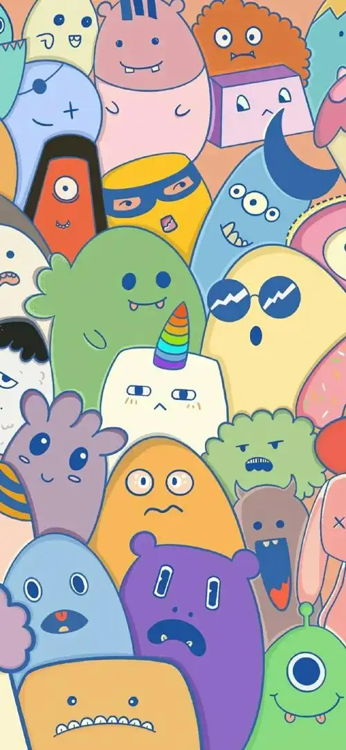 壁纸 可爱 小怪兽