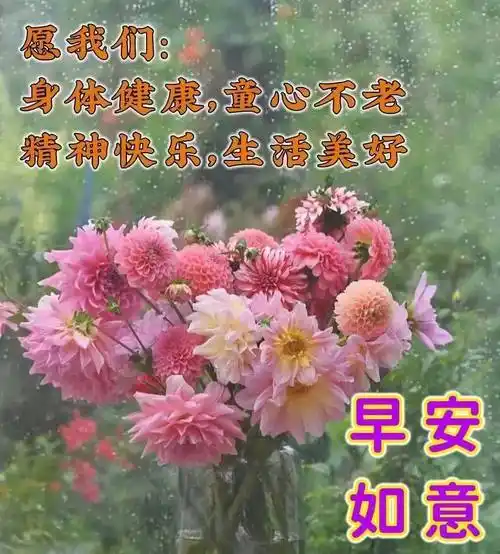 原创9张最新创意好看的春日清晨早上好祝福图片带字温馨