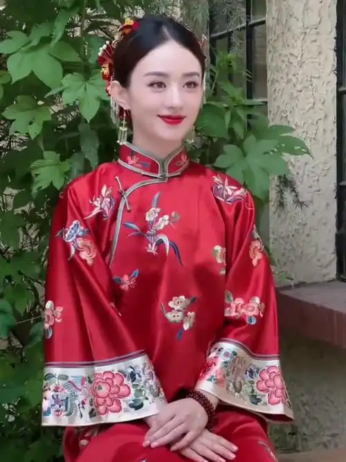 了不迷糊啊#赵丽颖端午安康#赵丽颖红色旗袍#旗袍的韵味有多足#端午节