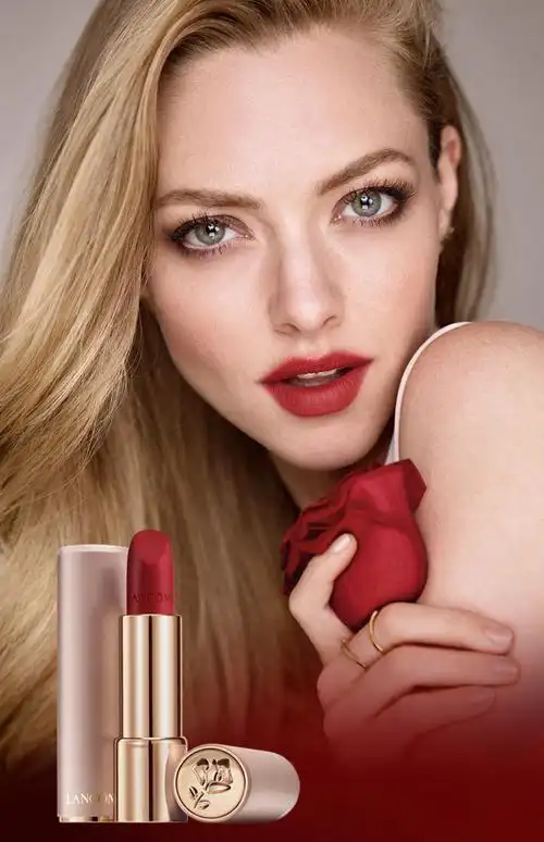 情人节礼物兰蔻菁纯唇膏柔雾哑光口红888小野莓持久显色