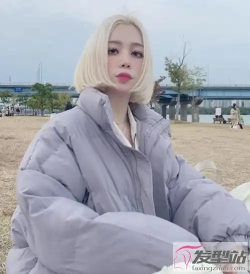 银白色发色适合什么发型 银发波波头又美又仙