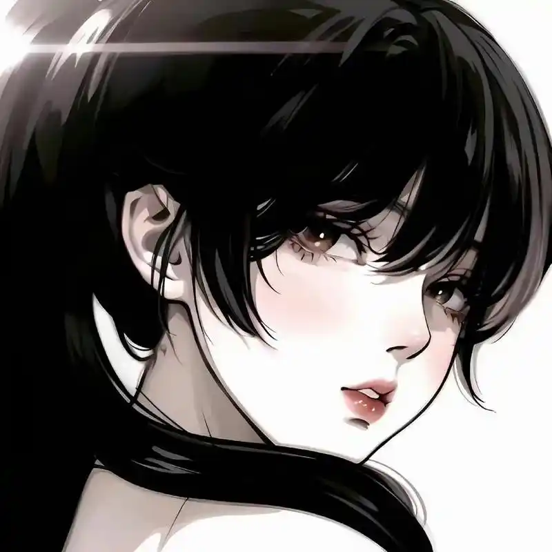 冷艳又有故事感的wechat动漫女生头像 #头像# #女生头像# #动漫头像