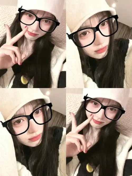 鞠婧祎#女人戴眼镜好可啥框的都喜欢06