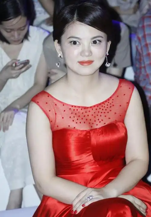 李湘豁出去了富态身材偏爱紧致裙裙子被撑得满身褶真怕崩开