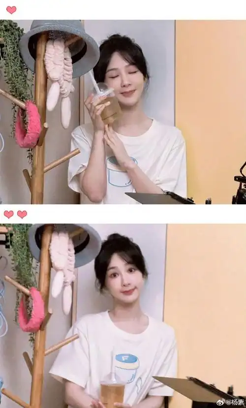 杨紫新剧好美的精神状态