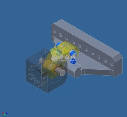 自动脱钩结构图纸下载_零部件模型图纸 - 沐风网