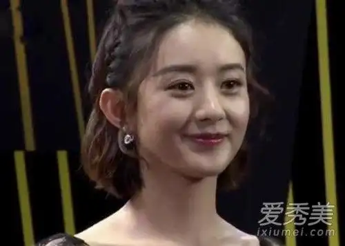 赵丽颖短发编发图片 赵丽颖同款短发怎么编