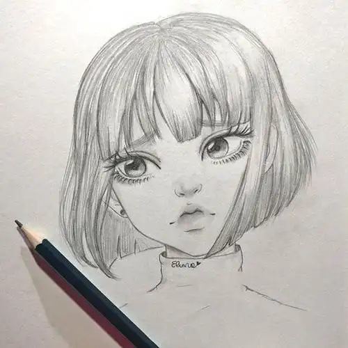 铅笔画人物头像简单初学者最爱的铅笔画头像
