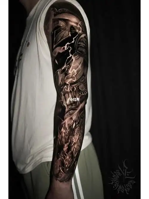 我的纹身分享  #贵阳纹身  #纹身  #黑白纹身  #花臂纹身  #花臂