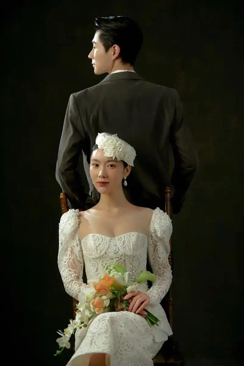 法式复古,法式浪漫风情  上海婚纱照推介.#婚纱照风格推荐  - 抖音