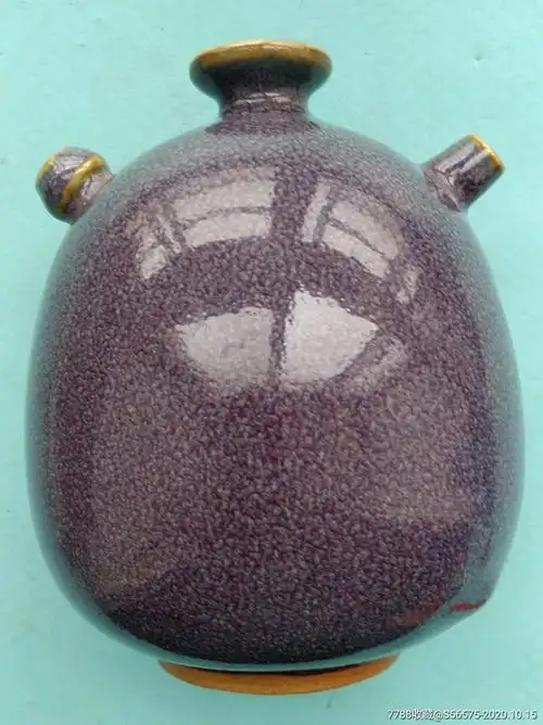 韩美林大师款钧窑豆豆壶