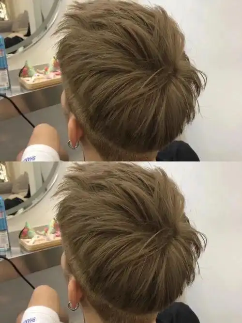 男士染发颜色褐色