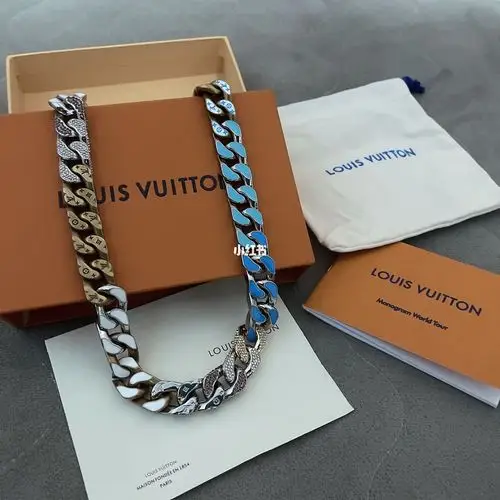 【送礼推荐】lv吴亦凡同款拼色古巴链_路易威登怎么样_拼色_百搭