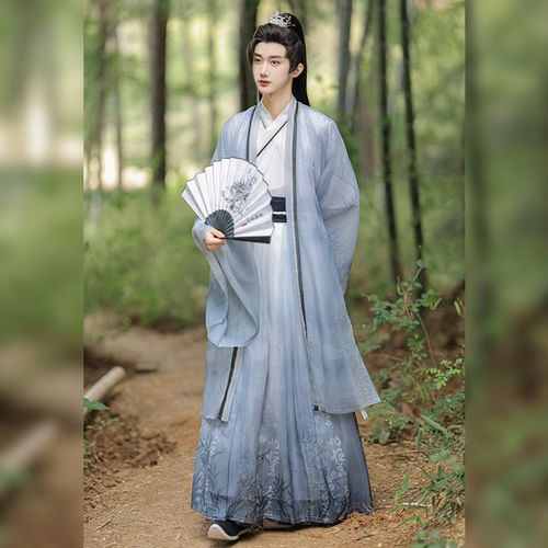 魏晋汉服男装公子古风男士仙气古装男生帅气飘逸明制大码学生