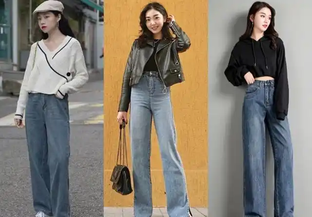 在冬天,怎么用宽松牛仔裤搭配时髦造型?
